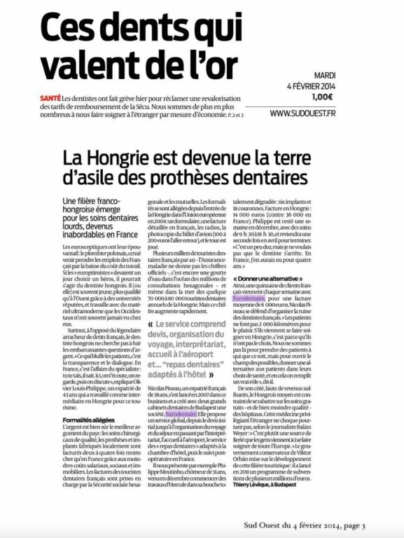 Ces dents qui valent de l'or