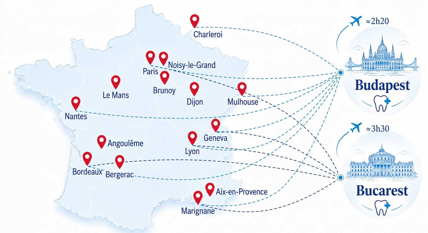villes où rencontrer Eurodentaire en France