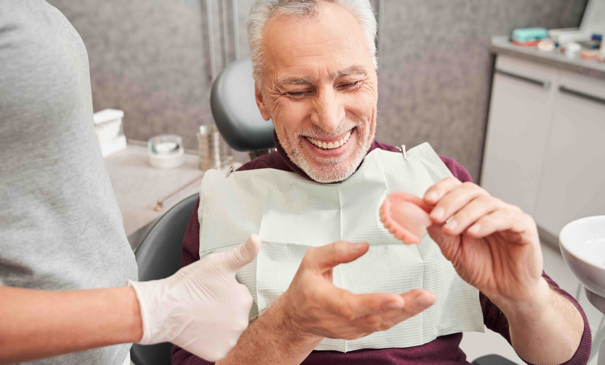 Dentier fixe sans implant